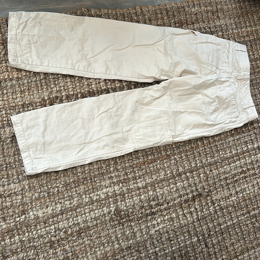 Aritzia Sun-deh Creme Cargo Pant Size 0 - Picture 8 of 8